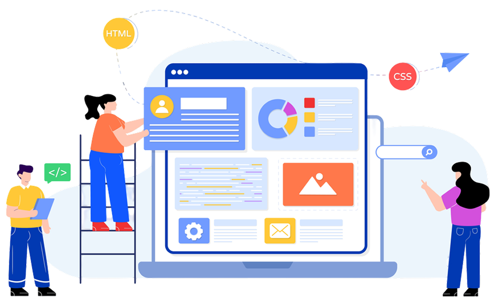 Website Development Illustration