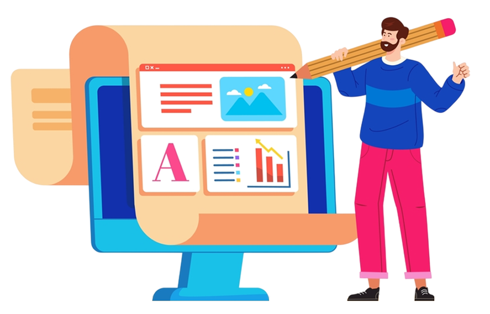 Website Maintenance Illustration